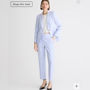 J.Crew Kate straight-leg pant in stretch linen blend